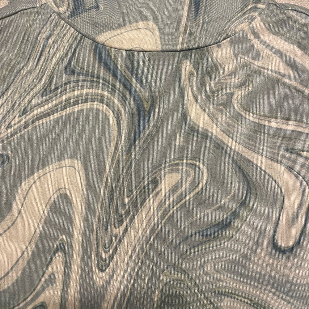 Ann Taylor XL watercolor turtleneck top